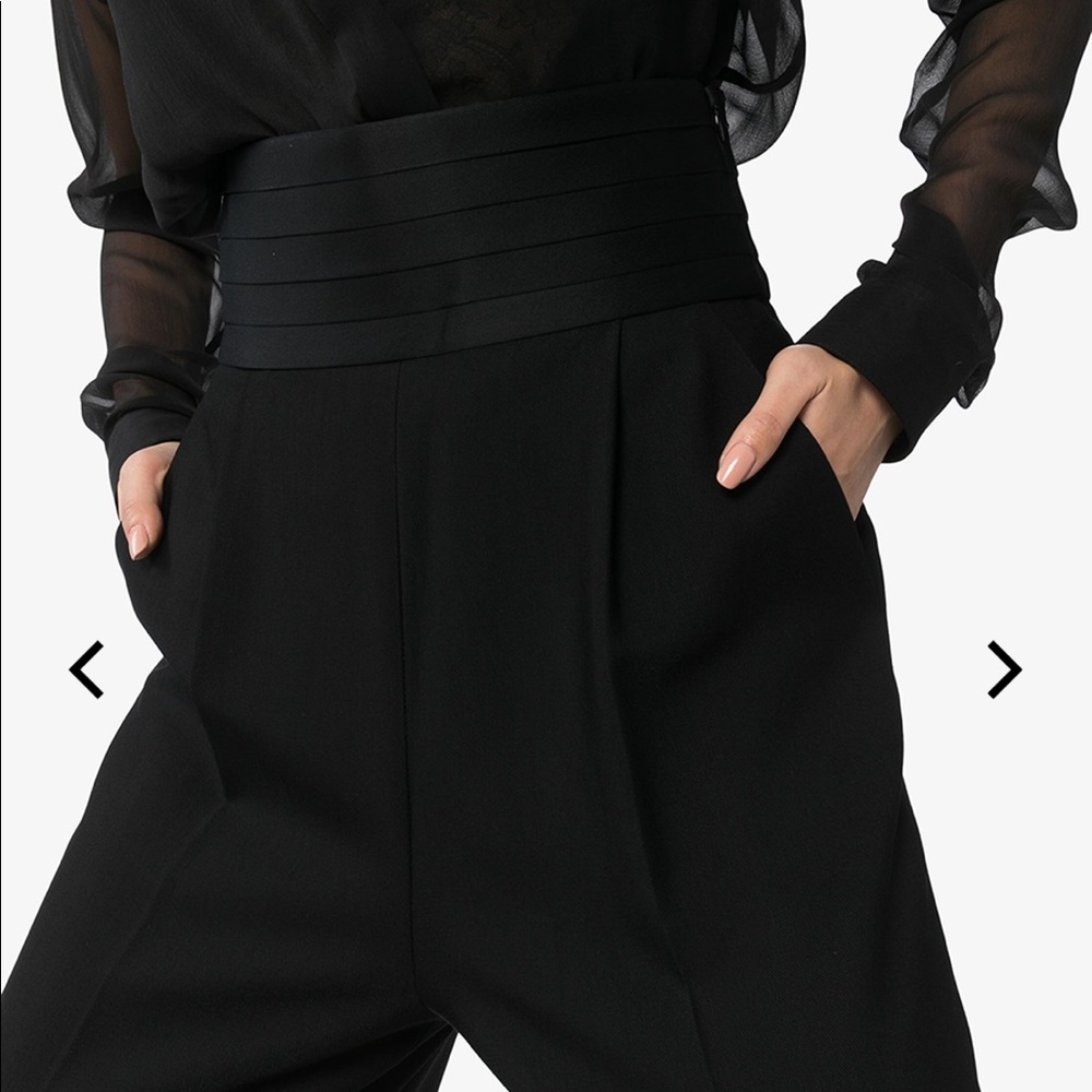 Khaite Blaine High Waisted Tuxedo Pants